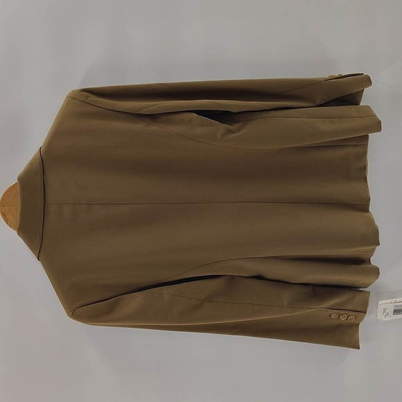 Jones Wear Camel Brown Blazer Size 6 Two Button Wool Blend Vintage - Picture 9 of 9